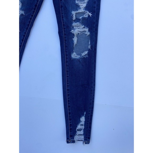 American Eagle Hi-Rise Jeggings Size 4 High Rise Skinny Jeans Stretch Cotton - Picture 6 of 11